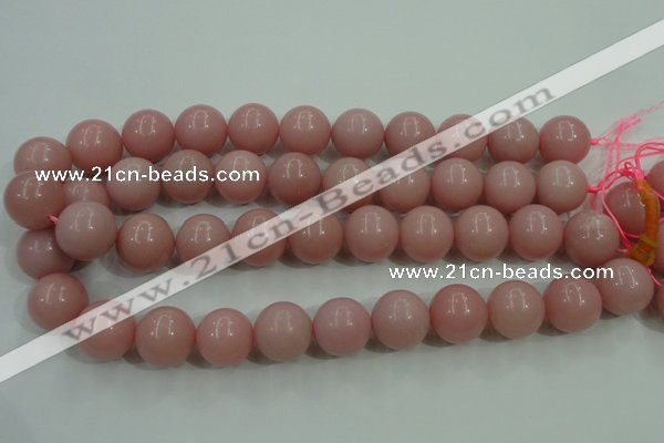 COP1217 15.5 inches 18mm round Chinese pink opal gemstone beads