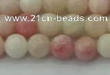 COP1226 15.5 inches 6mm round Chinese pink opal beads wholesale