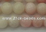 COP1227 15.5 inches 8mm round Chinese pink opal beads wholesale