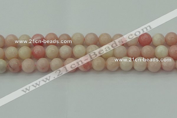 COP1228 15.5 inches 10mm round Chinese pink opal beads wholesale