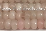 COP1236 15.5 inches 2.5*4mm rondelle Chinese pink opal beads