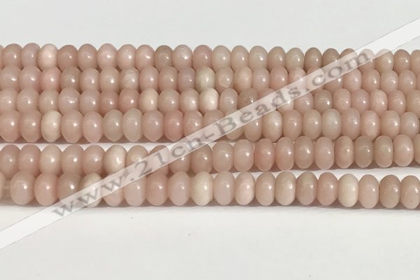 COP1238 15.5 inches 5*8mm rondelle Chinese pink opal beads