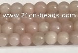 COP1240 15.5 inches 4mm round Chinese pink opal beads