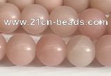 COP1242 15.5 inches 8mm round Chinese pink opal beads