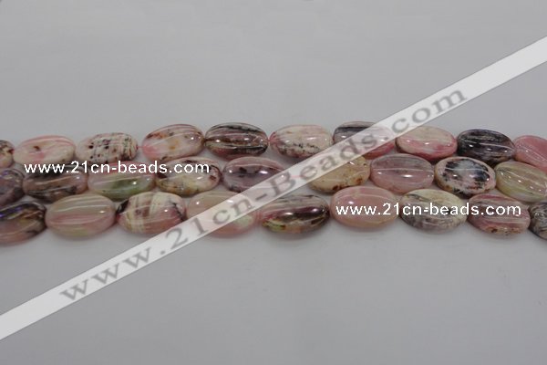 COP1275 15.5 inches 13*18mm oval natural pink opal gemstone beads