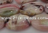 COP1277 15.5 inches 18*25mm oval natural pink opal gemstone beads