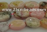 COP1290 15.5 inches 8*12mm oval natural pink opal beads