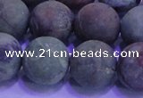 COP1356 15.5 inches 16mm round matte green opal gemstone beads