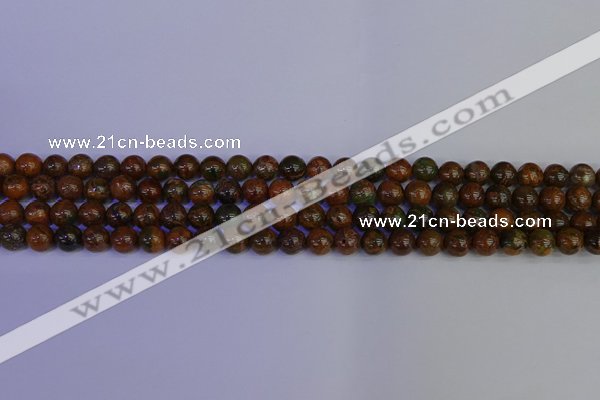 COP1361 15.5 inches 6mm round African green opal beads wholesale