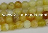 COP1426 15.5 inches 6mm round yellow opal beads wholesale