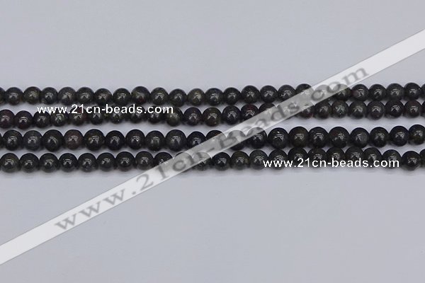 COP1441 15.5 inches 6mm round blue opal gemstone beads