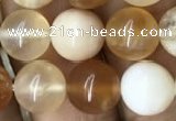 COP1458 15.5 inches 10mm round yellow opal gemstone beads