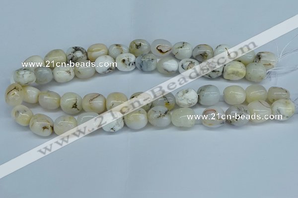 COP1485 15.5 inches 10*14mm - 12*16mm nuggets grey opal beads