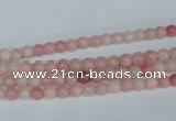 COP150 15.5 inches 4mm round pink opal gemstone beads wholesale