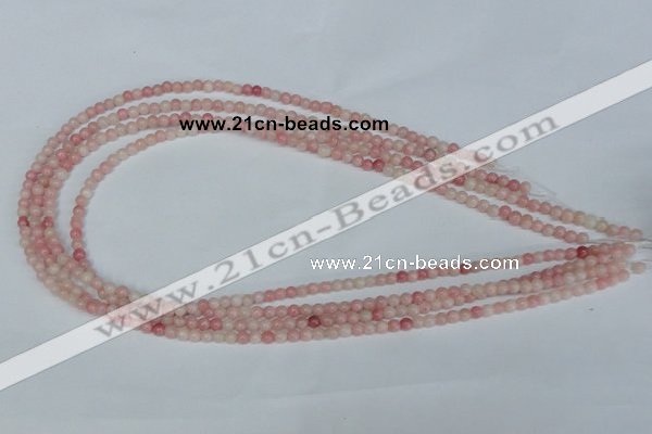 COP150 15.5 inches 4mm round pink opal gemstone beads wholesale