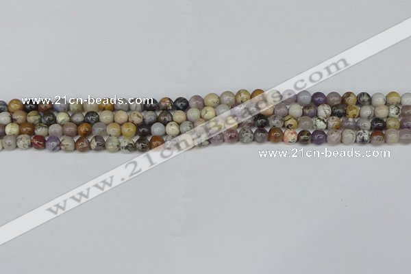 COP1510 15.5 inches 4mm round amethyst sage opal beads wholesale