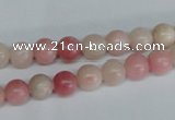 COP152 15.5 inches 8mm round pink opal gemstone beads wholesale