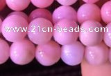 COP1520 15.5 inches 6mm round natural pink opal beads wholesale