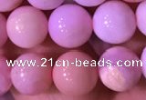 COP1521 15.5 inches 8mm round natural pink opal beads wholesale