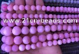 COP1530 15.5 inches 4mm - 14mm round natural pink opal gemstone beads