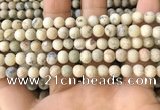 COP1561 15.5 inches 6mm round matte African opal beads