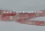 COP157 15.5 inches 4*4mm cube pink opal gemstone beads wholesale