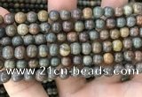 COP1579 15.5 inches 6mm round Australia brown green opal beads