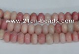 COP158 15.5 inches 4*6mm rondelle pink opal gemstone beads wholesale