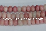 COP159 15.5 inches 5*8mm rondelle pink opal gemstone beads wholesale