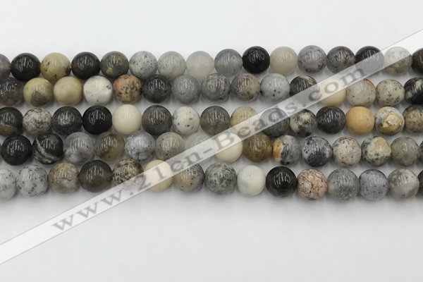 COP1601 15.5 inches 6mm round moss opal beads wholesale