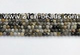 COP1608 15.5 inches 4mm faceted round moss opal beads