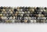 COP1610 15.5 inches 8mm faceted round moss opal beads