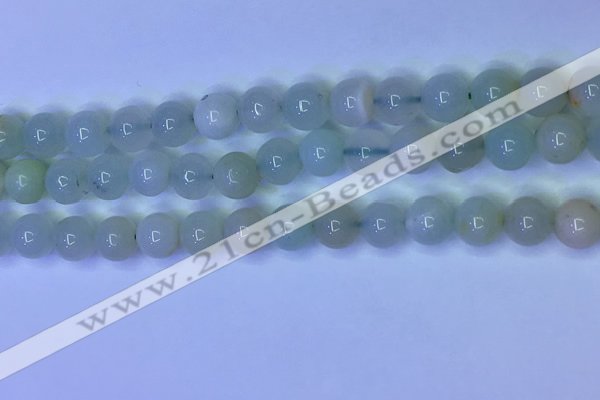 COP1629 15.5 inches 8mm round green opal beads wholesale