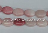 COP166 15.5 inches 12*16mm oval pink opal gemstone beads wholesale