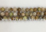 COP1672 15.5 inches 10mm round yellow opal gemstone beads