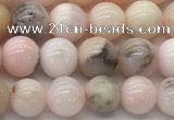 COP1702 15.5 inches 6mm round natural pink opal gemstone beads