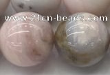 COP1709 15.5 inches 20mm round natural pink opal gemstone beads