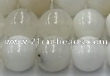 COP1731 15.5 inches 8mm round white opal beads wholesale