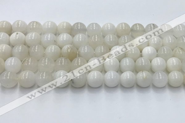 COP1732 15.5 inches 10mm round white opal beads wholesale