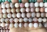 COP1750 15.5 inches 10mm round natural pink opal beads wholesale