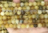 COP1760 15.5 inches 8mm round yellow opal beads wholesale