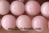 COP1779 15.5 inches 8mm round Chinese pink opal gemstone beads