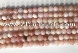 COP1796 15.5 inches 6mm round pink opal gemstone beads