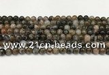 COP1800 15.5 inches 4mm round grey opal beads wholesale