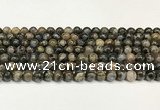 COP1801 15.5 inches 6mm round grey opal beads wholesale