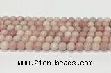 COP1822 15.5 inches 8mm round Chinese pink opal gemstone beads wholesale