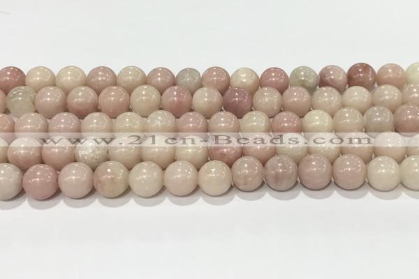 COP1823 15.5 inches 10mm round Chinese pink opal gemstone beads wholesale