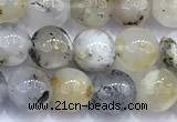 COP1860 15 inches 6mm round moss opal beads