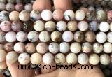 COP1903 15 inches 10mm round pink opal gemstone beads wholesale