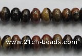 COP201 15.5 inches 6*10mm rondelle natural brown opal gemstone beads